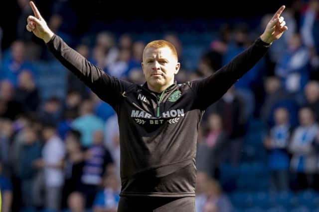 Neil Lennon's Hibs side defeated Rangers 3-2 at Ibrox. Picture: SNS