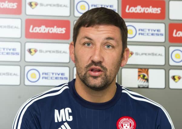 Hamilton manager Martin Canning talked about his side's clash with Hibs at easter Road. Picture: Paul Devlin/SNS