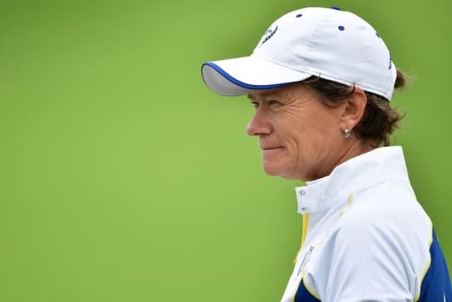 Catriona Matthew during practice for the Solheim Cup at the Des Moines Country Club Picture: Getty Images