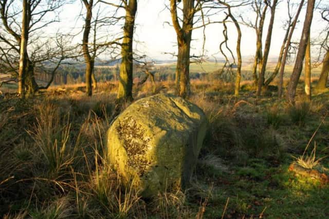 The rocking stone on Cuff Hill near Beith in Ayrshire. PIC: www.geograph.co.uk