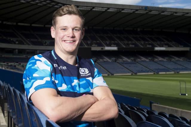 Darcy Graham at Murrayfield. Picture: SNS/SRU