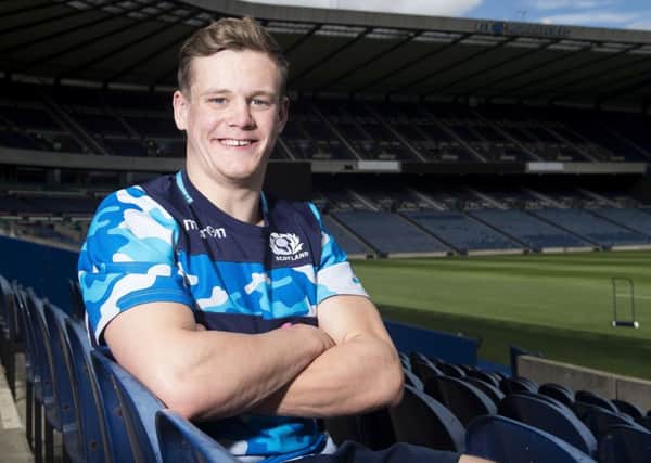 Darcy Graham at Murrayfield. Picture: SNS/SRU