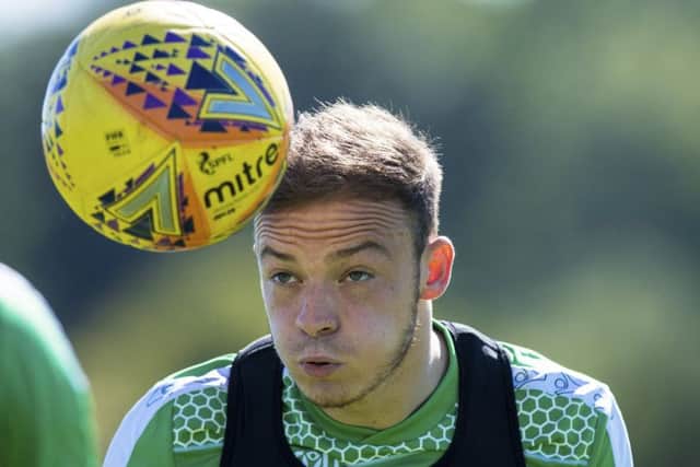 Brandon Barker trained with his new team-mates today