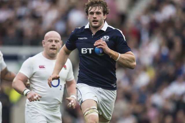 Richie Gray is set to miss Scotland's Autumn Tests. Picture: SNS.