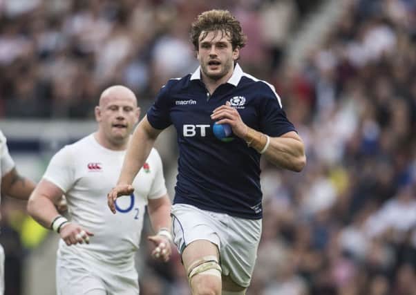 Richie Gray is set to miss Scotland's Autumn Tests. Picture: SNS.