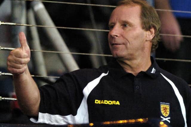 Berti Vogts managed Scotland between 2002 and 2004. Picture: PA