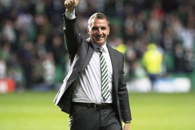 He does it his way: Brendan Rodgers says hell set his own standards and let the other Scottish clubs take care of themselves. Photograph: Craig Foy/SNS