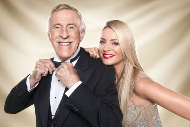 For use in UK, Ireland or Benelux countries only. BBC undated handout photo of Strictly Come Dancing hosts Sir Bruce Forsyth and Tess Daly, as Bruce Forsyth has died aged 89. PRESS ASSOCIATION Photo. Issue date: Friday August 18, 2017. See PA story DEATH Forsyth. Photo credit should read: Ray Burmiston/BBC/PA Wire 

NOTE TO EDITORS: Not for use more than 21 days after issue. You may use this picture without charge only for the purpose of publicising or reporting on current BBC programming, personnel or other BBC output or activity within 21 days of issue. Any use after that time MUST be cleared through BBC Picture Publicity. Please credit the image to the BBC and any named photographer or independent programme maker, as described in the caption.