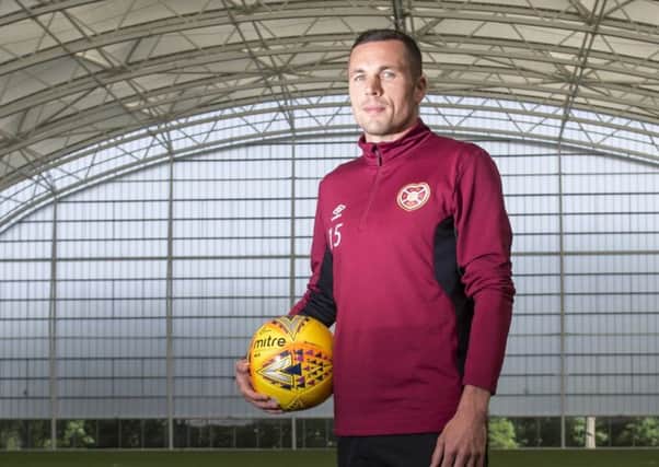 Hearts' Don Cowie at the club's Oriam training centre. Picture: Ross McDonald/SNS