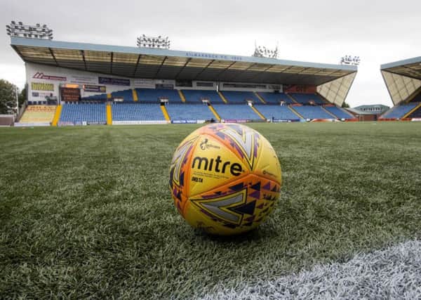 The Rugby Park artificial surface came in for criticism on Twitter. Picture: Jeff Holmes/PA Wire