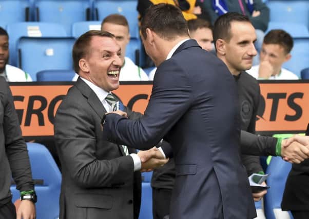 Celtic manager Brendan Rodgers was full of praise for Kilmarnock's Lee McCulloch. Picture: SNS/Craig Williamson