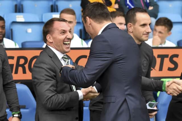 Celtic manager Brendan Rodgers was full of praise for Kilmarnock's Lee McCulloch. Picture: SNS/Craig Williamson