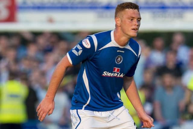 Ryan Thomson scored twice to levelthe game. Picture: Craig Foy/SNS