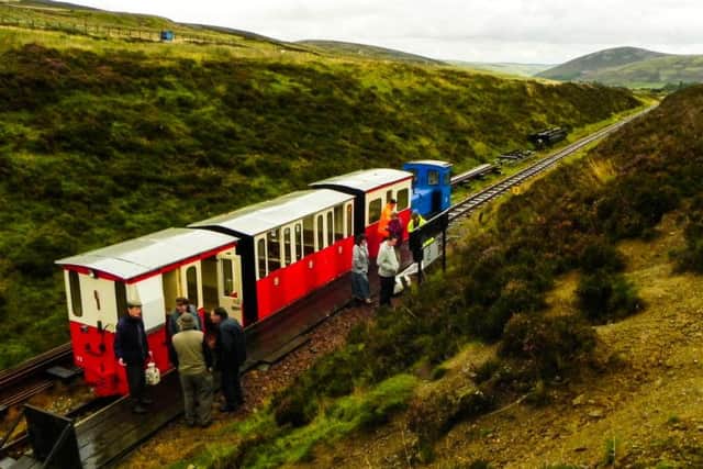 A train at Glengonnar Halt in 2013. Picture: Terry McGeary