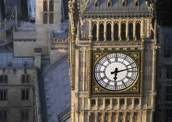 The Elizabeth Tower, which houses Big Ben, at the House of Commons in Westminster. Picture: PA