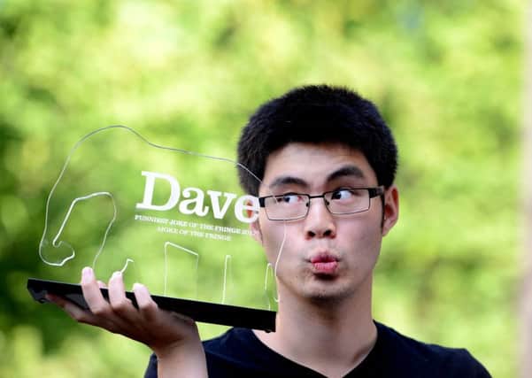 Ken Cheng has won the 10th annual award for Dave's Funniest Joke Of The Edinburgh Fringe. Picture: PA