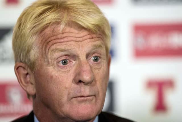 Scotland manager Gordon Strachan speaks to the media as he announces his squad for the games against Lithuania and Malta. Picture: SNS