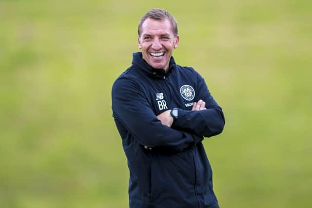 Brendan Rodgers says Celtic are proud of the way they defend. Picture: SNS.