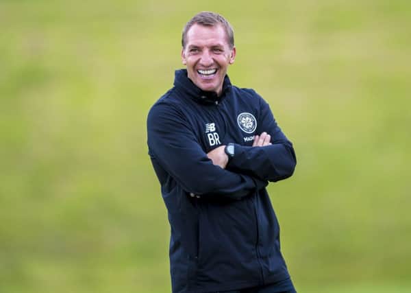 Brendan Rodgers says Celtic are proud of the way they defend. Picture: SNS.
