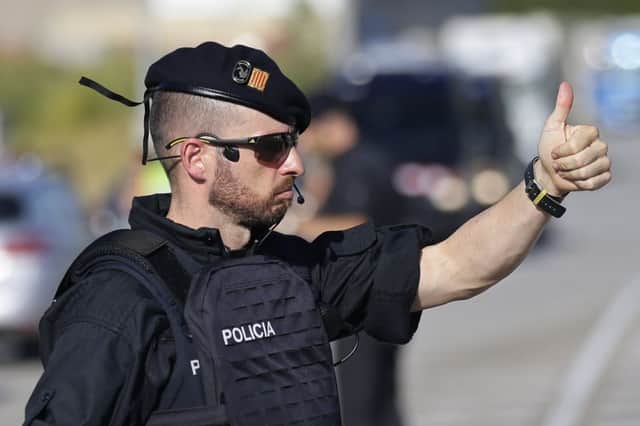 Police in Catalonia shot dead fugitive suspect Younes Abouyaaqoub outside of Barcelona. Picture: AP
