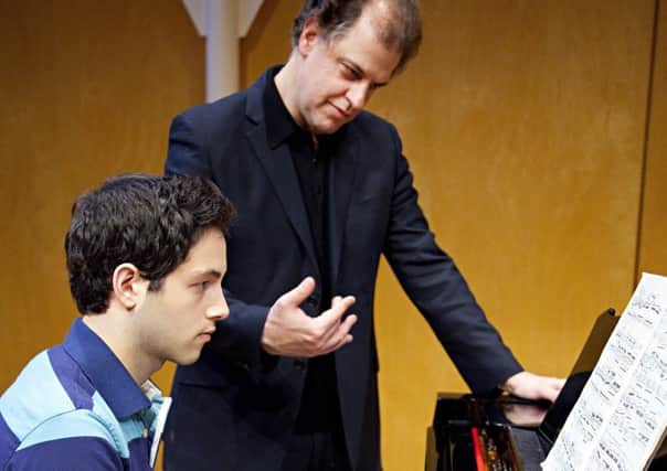 Aaron Shorr with pianist Edward Cohen. Theres a real festival feeling. Picture: KK Dundas