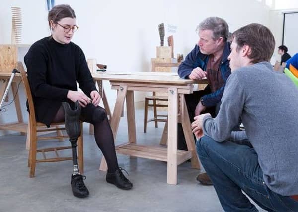 Aim of project is to make prosthetic legs more personalised. Picture: PA