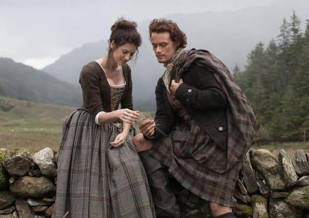 Caitriona Balfe and Sam Heughan. Picture: Supplied