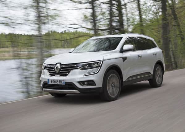 The Koleos, despite its chrome grin, is a harsh critic when it comes to appraising your driving technique