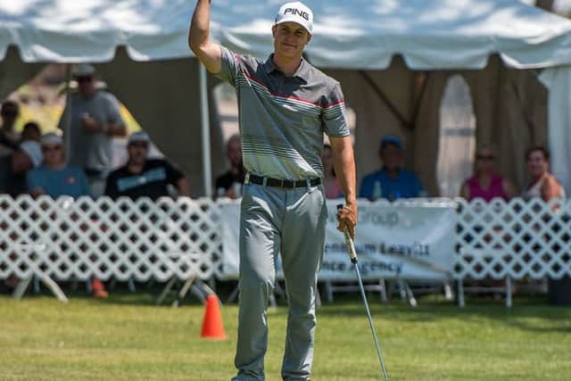 Rookie professional Calum Hill claimed his second US title.