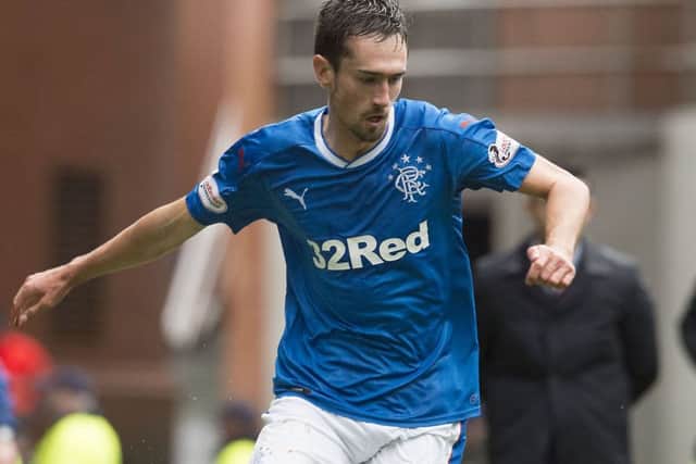 Ryan Hardie in action during Rangers' goalless draw with Hearts. Picture: SNS