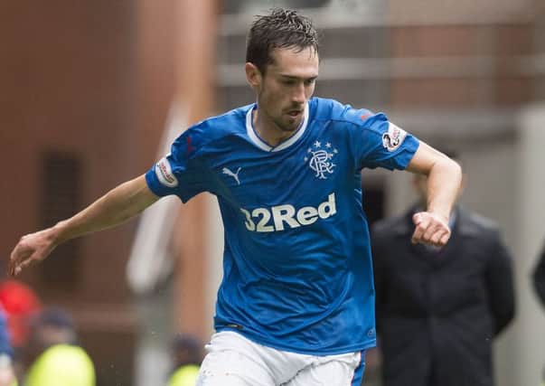 Ryan Hardie in action during Rangers' goalless draw with Hearts. Picture: SNS