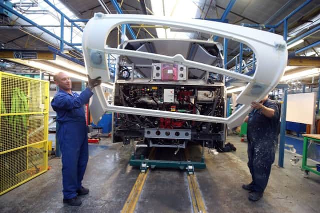 The contract will support 1,000 existing jobs at the Alexander Dennis plant in Falkirk. Picture: Andrew Milligan/PA Wire