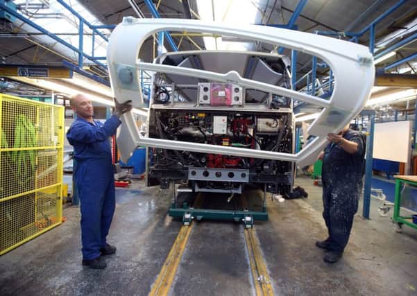 The contract will support 1,000 existing jobs at the Alexander Dennis plant in Falkirk. Picture: Andrew Milligan/PA Wire