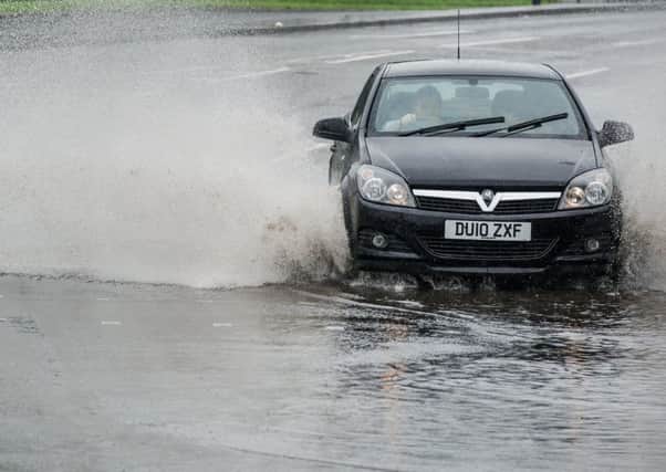 Heavy rain across Scotland has caused flooding in parts of the country. Picture: John Devlin