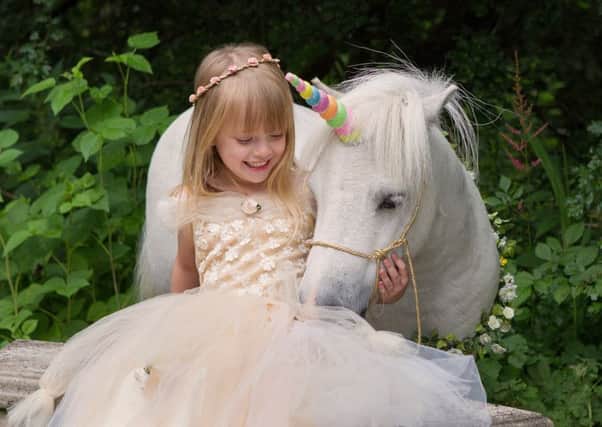 The Unicorn Experience gives youngsters the chance to meet Pumpkin the magical pony/unicorn