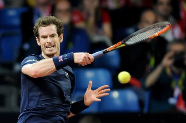 Scottish tennis star Andy Murray. Picture: Jane Barlow