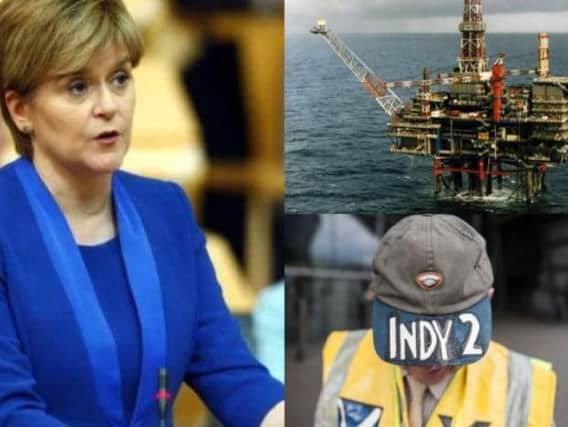 Nicola Sturgeon says finances have improved an oil industry upturn