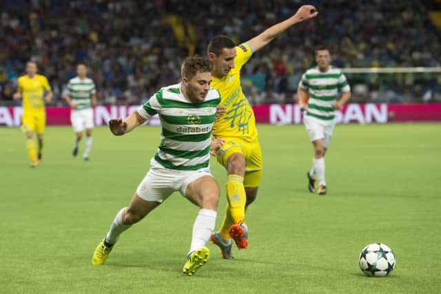 James Forrest in action during Tuesday's tie with Astana. Picture: SNS