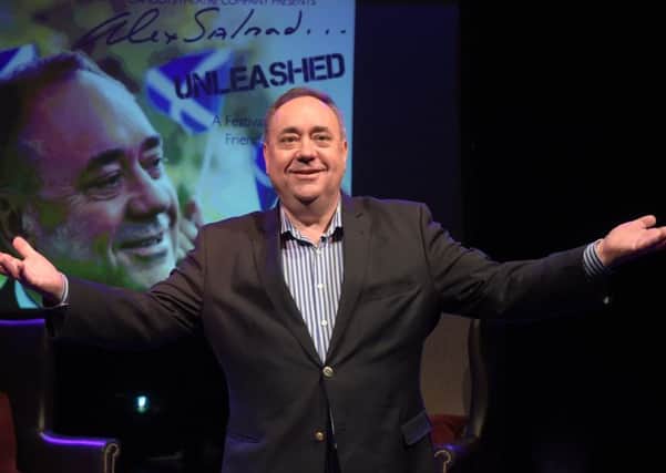 Former First Minister Alex Salmond was unleashed upon Fringe-goers. Picture: Lesley Martin/PA Wire