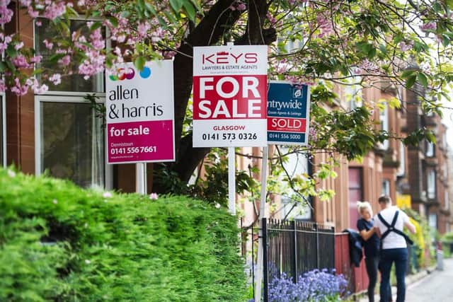 The Scottish housing market is in a 'serious slowdown', warns estate agent. Picture: John Devlin