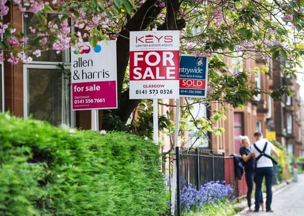 The Scottish housing market is in a 'serious slowdown', warns estate agent. Picture: John Devlin