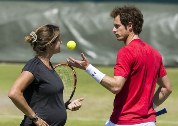 AmÃ©lie Mauresmo coached Andy Murray between 2014 and 2016. Picture: Ian Rutherford
