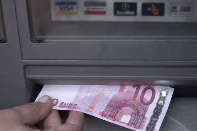 The euro rose amid positive signs for the eurozone economy. Picture: Paul White/AP