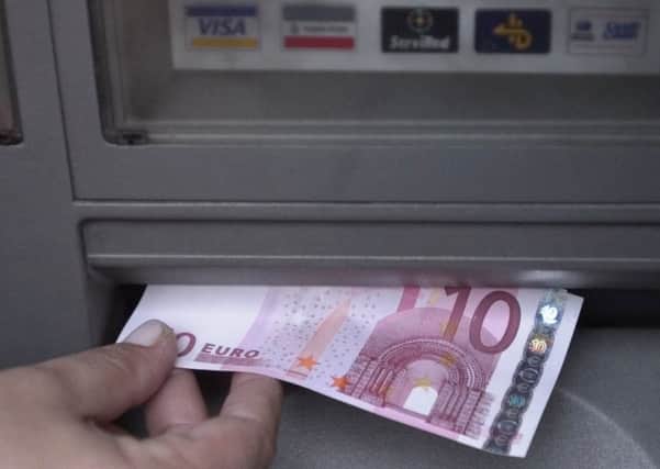 The euro rose amid positive signs for the eurozone economy. Picture: Paul White/AP