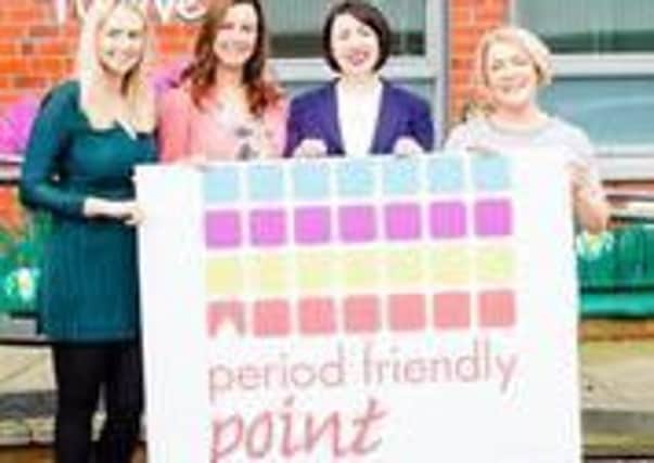Charity launches sanitary point for homeless women. Picture: Supplied