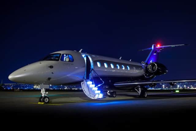 The jet which will take wealthy holiday makers on  $1million holiday. Picture: SWNS