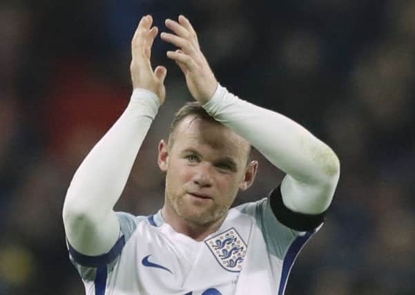 England manager Gareth Southgate wanted to include Wayne Rooney in his forthcoming squad. Picture: AP.