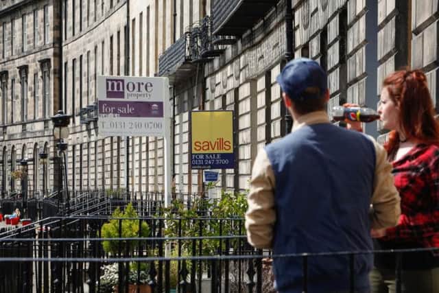 Lending has risen by 35 per cent in Scotland.