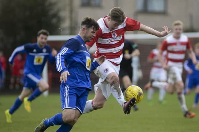 Bonnyrigg Rose beat Rob Roy in last season's Scottish Junior Cup quarter-finals