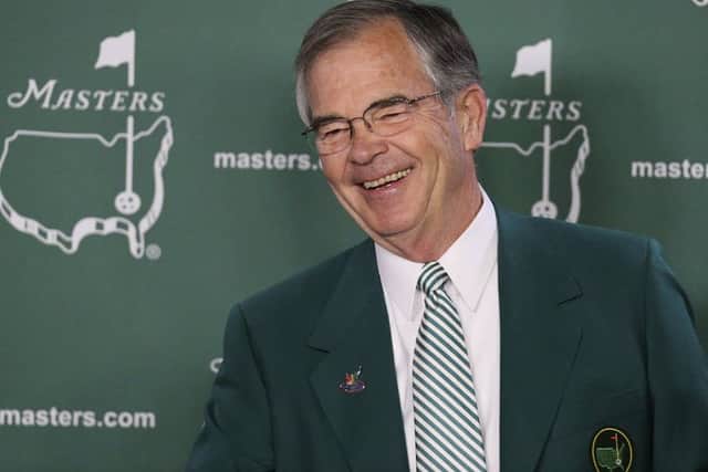 Billy Payne is retiring as chairman of the Augusta National Golf Club. Picture: Curtis Compton/Atlanta Journal-Constitution via AP